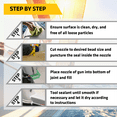 thumbnail image 4 of Sika Sikaflex-291 LOT, White, Marine Adhesive and sealant, General All-Purpose PU Adhesive with Long Open time, 10.1 fl. oz, 4 of 6