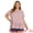 Pink, variant on DARING DIVA Women's Plus Babydoll Tops Crew Neck Blouses 1X Green