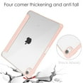 thumbnail image 4 of SaniMore Case for Apple iPad Air 11 (2024), Auto Sleep/Wake Shock Resistant [Built-in Pencil Holder] Flip Stand [Dual Angle] Transparent Slim Lightweight Anti-fall Tablet Shell, Rosegold, 4 of 8