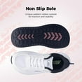 thumbnail image 6 of JOYFON Wide Toe Box Shoes Women Arch Support Walking Shoes for Plantar Fasciitis Wide Width Orthotic Tennis Sneakers for Plantar Fasciitis Foot Pain Relief US 6-11, 6 of 6