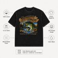 thumbnail image 6 of Vintage Christian Fishing Washed T-Shirt, Unisex Classic Fit, Heavyweight Cotton, Front Graphic, 6 of 7