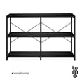 thumbnail image 3 of Mueble Para TV Credenza Con 6 Estantes Abiertos 140X77X34 negro, 3 of 7