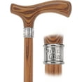 thumbnail image 3 of Fritz Comfort Cane – Matching Stained Wood Handle & Shaft Arthritis-Friendly Grip, Walking Stick for Men and Women, Walking Cane, 3 of 9