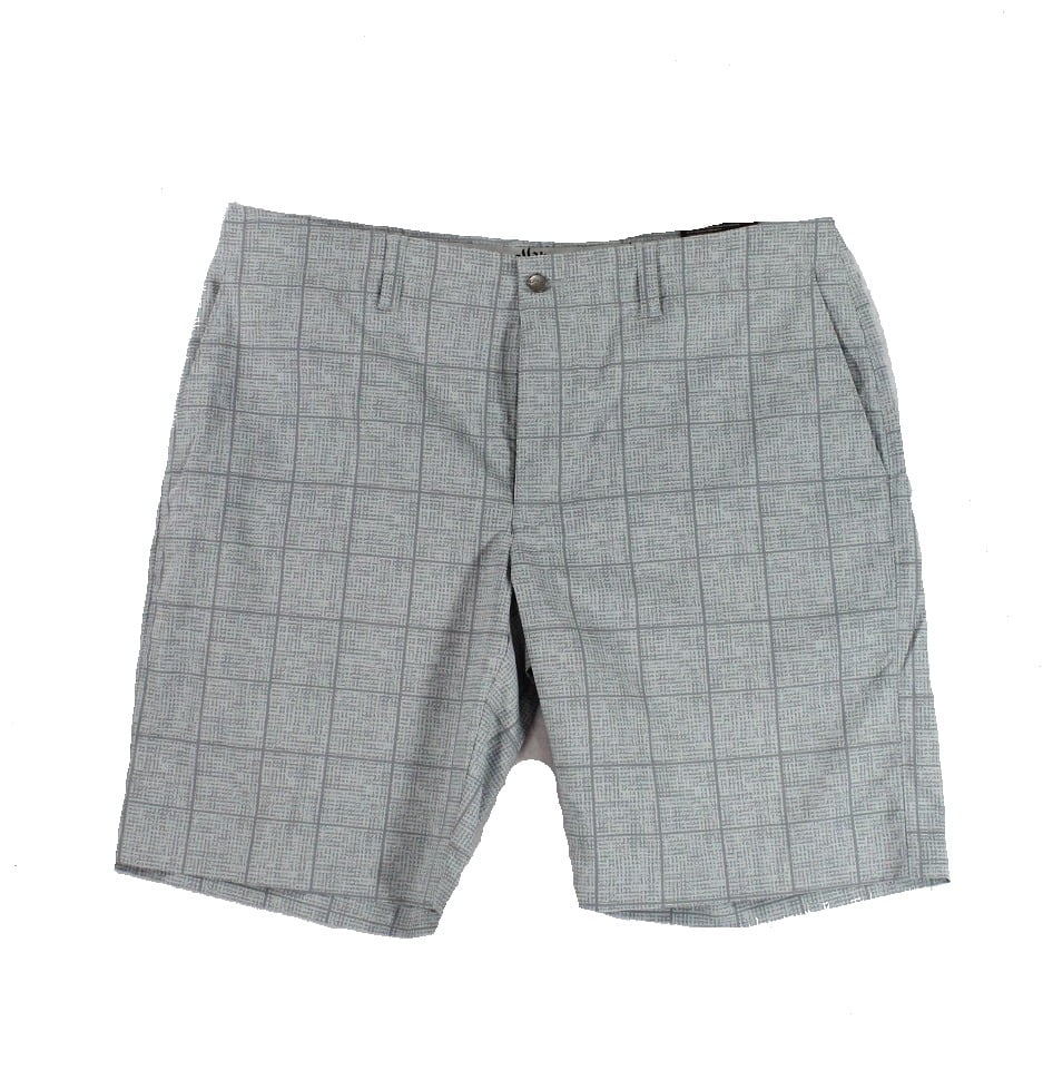 Callaway NEW Gray Mens Size 38 Athletic Windowpane Printed Golf Shorts ...