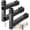 2.36"D, variant on 4 Pack 3.15"D Carbon Steel Heavy Duty Furniture Risers with Height Adjustment