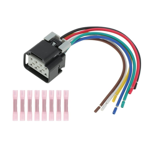 Unique Bargains HVAC Blower Motor Resistor Wire Harness for CHEVY for GMC for PONTIAC for Saturn Blower Motor Resistor Connector W/ Teminals PT1739/88987856