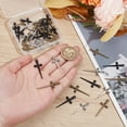 thumbnail image 3 of 45pcs 3 Colors Sword Pendants 34.5mm Long Dagger Alloy Big Connector Pendants Tibetan Styles Charms Metal Sword Charms for DIY Necklace Bracelets Jewelry Making, 3 of 6
