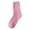 Pink, variant on Extra Thick Socks for Women Autumn/Winter Mid Calf Socks with Thick Insulation Fuzzy Thread Loop Knit and Towel Socks for Winter Fall Fashion Accessories