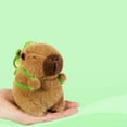 thumbnail image 5 of 2Pcs 4.7Inch Cuddly Capybara Plush Toy Keychains, Stuffed Animals Plush Bag Charms, Gifts for Teens Women & Fans, 5 of 5