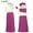 18028s3 White/Rose L, variant on Green Riding Long Garden Gardening Gloves Pigskin Wear-Resistant Beekeeping Shock-Proof Shock-Absorbing Anti-Piercing Anti-Scald