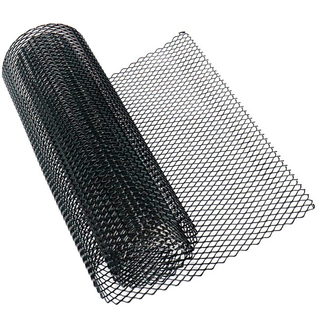 Modengzhe Hoja De Malla Para Parrilla De Automóvil De 40 X 13 Pulgadas Rollo De Malla De Parrilla Multifuncional De Aleación De Aluminio Pintado En Negro Rejillas En Forma Hexagonal De 6 X 12 Mm