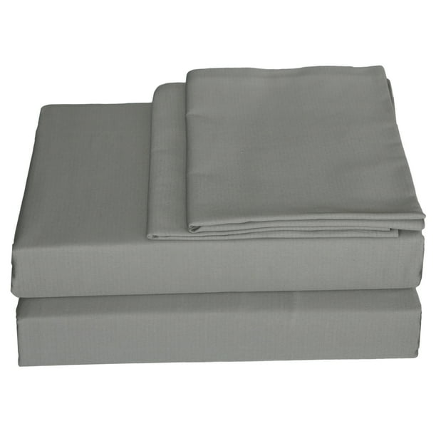 Just Linen 300 Thread Count Cotton Sateen Sheet Set with Deep Pocketed