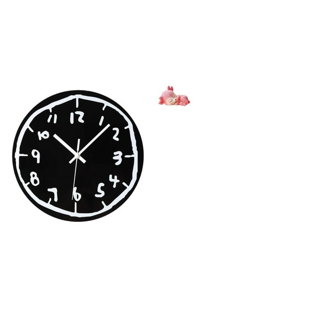 Reloj de pared,Reloj de pared silencioso y decorativo que no hace tictac,Reloj moderno de 12 pulgadas para pared de casa o oficina,sencillo.,Escultura de ciervo,Estatuas de ciervos durmientes