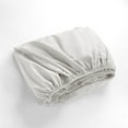 thumbnail image 2 of 1000 Thread Count 3 Piece (1- Fitted Sheet + 2- Pillow cover) Quality 27 Inch Deep Pocket 100% Egyptian Cotton Color Silver Grey Solid Size Queen, 2 of 6
