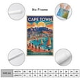 thumbnail image 2 of Vintage Cape Town Travel Poster South African City Tourism Wall Art Print Print Poster, 2 of 8