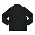 thumbnail image 2 of Lands' End Boy's Breathable Grid Fleece Full-Zip Jacket (Black/Cobalt, M (8)), 2 of 3