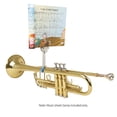 thumbnail image 6 of Portable Trumpet Marching Lyre - Iron Clamp-On Music Stand with Music Sheet Clip and Rubber Pad, 6 of 7