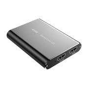 Uteam Game Link Video Capture Box 4K 1080P by ezcap371 USB3.2 Audio Converter with MIC LINE IN for TV Box Computer Camcorder Game Console
