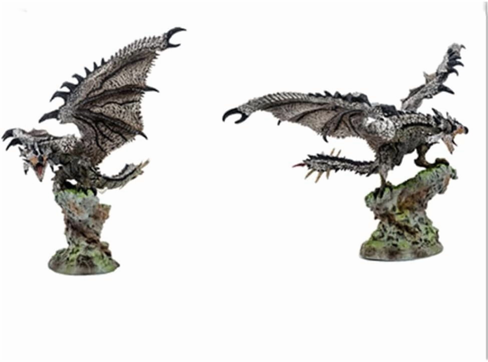 New Silver Rathalos (Scenario Ver) Character Anime Model Statue Action Figures Desktop Ornament Popular Decorations Fan Souvenirs Creative Gift Collectable