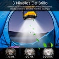 thumbnail image 3 of Ventilador Portátil de Camping,Lostrain 10400mAh Ventilador para Acampar Recargable con Luz Y Gancho,Abanico de Camping Silencioso 4 Velocidad Ajustable para Pesca/Picnic/Viajes/Oficina, 3 of 5