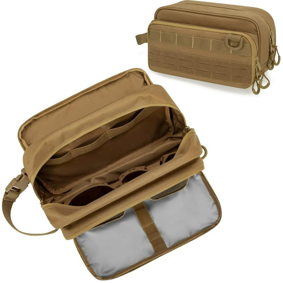Bolsa de viaje Prokva Tactical para hombre, color caqui