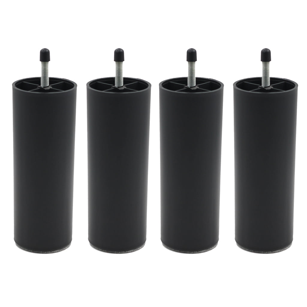 4pcs Bed Riser Table Lifts Furniture Round Feet Plinth Floor Protector 160mm
