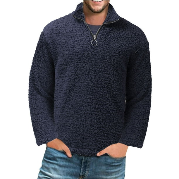 Gibobby Sudadera ligera hombre Sudadera para Hombre Camisa para Hombre(Azul oscuro,XG)