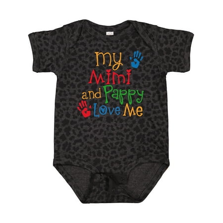 

Inktastic Mimi and Pappy Love Me Gift Baby Boy or Baby Girl Bodysuit