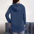 thumbnail image 4 of MESSUEN Long Hoodie Thick Sweatshirts for Women Workout Hoodies for Women Womens Zip Up Sweatshirt Hoodies Women Zip Up Sweatshirt Woman Hoodies Navy M, 4 of 9