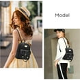 thumbnail image 3 of Sunyuer Bowknot Cute Leather Backpack Mini Backpack Purse for Women, 3 of 6