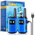 thumbnail image 1 of Walkie Talkies Comedyfun recargables para niños de 3 a 8 años, paquete de 2, 1 of 5
