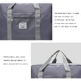 thumbnail image 5 of maho Sports & Travel Duffle Bag - Foldable Weekenders Bag For Traveling Women & Men - 35L Overnight Lightweight Duffel Bags With Shoe Pocket Gray on Clearance, 5 of 7