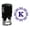 Violet, variant on Printtoo Self Inking Office Stationary Octagon Celtic Swirl Frame Alphabet K Monogram R-40 Rubber Stamp-Violet
