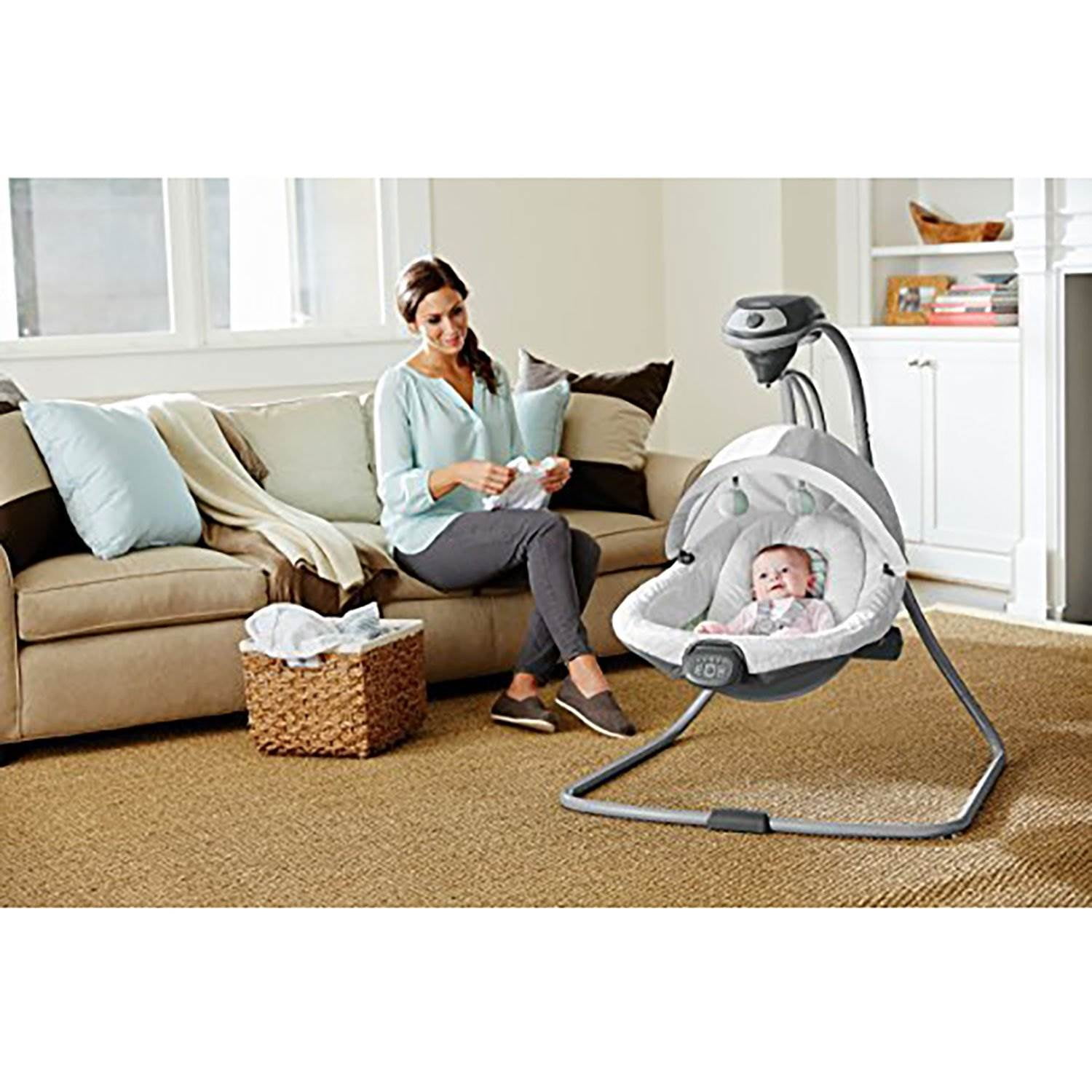 graco oasis elephant swing