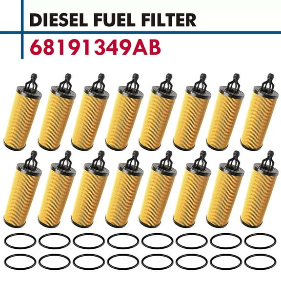 16PACK Oil Filter 68191349AB For Chrysler 300 Dodge Durango Jeep Grand Cherokee