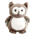 thumbnail image 1 of Lindo búho de peluche de juguete para regalo de cumpleaños de Navidad para niños y bebés 40cm gris oscuro, 1 of 9