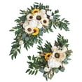 thumbnail image 1 of Guirnaldas de flores artificiales para arco de boda, guirnaldas de flores artificiales hechas a mano Amarillo, 1 of 9