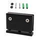 thumbnail image 4 of Bisagras para puerta de ducha de vidrio, cierre automático de 360 degree y 25 degree, abrazadera premium para baño Estilo B, 4 of 9