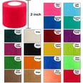 thumbnail image 2 of 40 Rolls Self Adherent Wrap 2 Inch Self Adhesive Bandages Wrap Tape Stretch Bandage Self Stick Bandage Wraps for Wrist Ankle Swelling Sprains(20 Colors), 2 of 7