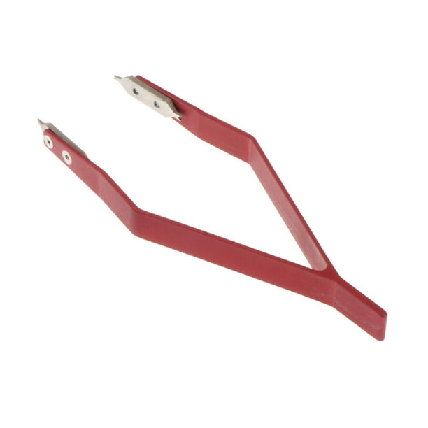 Pinzas para barra de resorte, correas de reloj, alicates para barra de resorte, extracción de correas de reloj Rojo