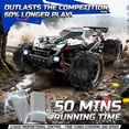 thumbnail image 5 of DEERC Brushless Fast RC Cars for Boys & Adults, 55KM/H, 1:18 Off-Road RC Truck, All Terrain 4x4 Racing Mecha Car, 50 Mins, Waterproof Remote Control Monster Truck, Compatible with 3S Battery, 5 of 10