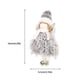 thumbnail image 4 of Kearding Decoraciones de muñecas de ángel de Navidad Decoración colgante de vacaciones Adorable DIY Colgante de árbol de Navidad Prop Adorno de Kits de decoración para fiestas Gris Kearding HA069659-04, 4 of 6