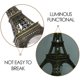 thumbnail image 3 of FELTECHELECTR Lámpara LED decorativa con estatua de torre, lámpara de escritorio artesanal arquitectónica, adorno, 3 of 5