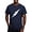 Navy, variant on - TD Lightning Bolt White T Shirt - Men's Fitted T-Shirt