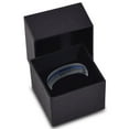 thumbnail image 3 of P. Manoukian Tungsten Wedding Band Ring 6mm for Men Women Blue Black Beveled Edge Brushed Polished Lifetime Guarantee Size 11.5, 3 of 4