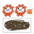 thumbnail image 3 of Antideslizante 8 puntas Snow Grips Ice Tongs Ice Cleats Steps para mujeres, hombres, , botas de invierno Zulema Botas Crampones, 3 of 8