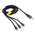 thumbnail image 1 of Cable de datos tipo C a tipo C, cable de carga rápida, cable de carga de datos USB 2, cable de carga rápida múltiple, aspecto llamativo, 1 of 9