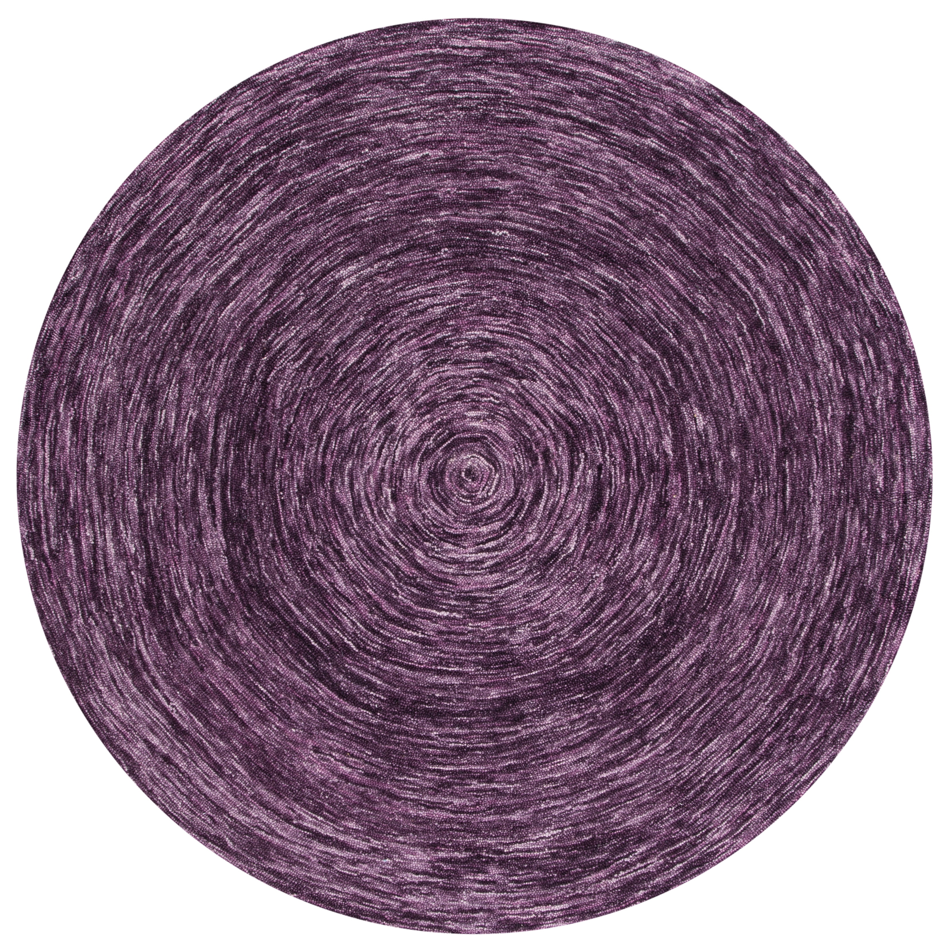 Safavieh Ikat Laura Geometric Wool Area Rug, Purple, 6' x 6' Round
