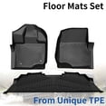 thumbnail image 7 of RVNI All-Weather TPE Rubber Front and Rear 3-Piece for 2015-2023 2024 Ford F150 Super Crew Cab Floor Mats Set, 7 of 7