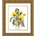 thumbnail image 1 of Talent, Kelley 26x31 Gold Ornate Wood Framed with Double Matting Museum Art Print Titled - Mellow Yellow Bouquet, 1 of 4